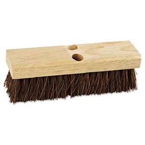 BOARDWALK Deck Brush Head, 10" Wide, Palmyra Bristles