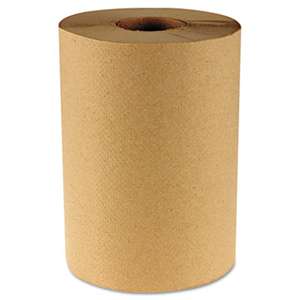 BOARDWALK Hardwound Paper Towels, 8" x 350ft, 1-Ply Natural, 12 Rolls/Carton