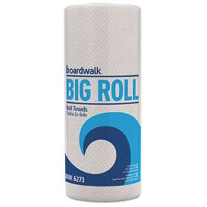 BOARDWALK Perforated Paper Towel Roll, 2-Ply, White, 11 x 8 1/2, 250/Roll, 12 Rolls/Carton