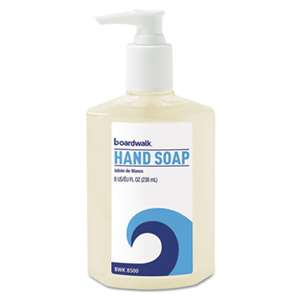 BOARDWALK Liquid Hand Soap, Floral, 8oz Pump Bottle, 12/Carton