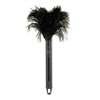 UNISAN 914FD Retractable Feather Duster, Black Plastic Handle Extends 9" to 14"