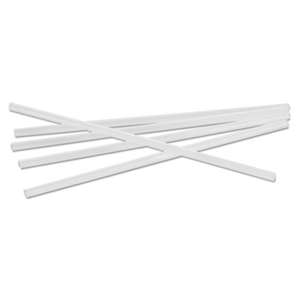 BOARDWALK Jumbo Straws, 7 3/4", Plastic, Translucent, Unwrapped, 250/Pack