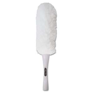 UNISAN MICRODUSTER MicroFeather Duster, Microfiber Feathers, Washable, 23", White