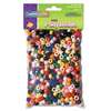 THE CHENILLE KRAFT COMPANY Pony Beads, Plastic, 6mm x 9mm, Assorted Colors, 1000 Beads/Pack