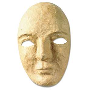 THE CHENILLE KRAFT COMPANY Paper Mache Mask Kit, 8 x 5 1/2"