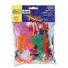 THE CHENILLE KRAFT COMPANY Bright Hues Feather Assortment, Bright Colors, 1 oz Pack