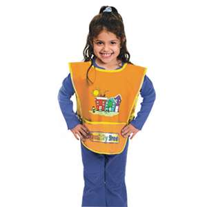 THE CHENILLE KRAFT COMPANY Kraft Artist Smock, Fits Kids Ages 3-8, Vinyl, One Size Fits All, Bright Colors