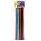 Chenille Kraft 711201 Regular Stems, 12" x 4mm, Metal Wire, Polyester, Assorted, 100/Pack