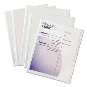C-LINE PRODUCTS, INC Report Covers with Binding Bars, Economy Vinyl, Clear, 8 1/2 x 11, 50/BX