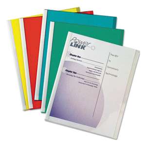 C-LINE PRODUCTS, INC Report Covers with Binding Bars, Vinyl, Assorted, 8 1/2 x 11, 50/BX