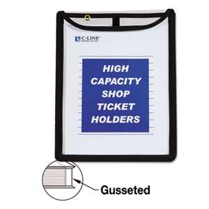 C-LINE PRODUCTS, INC High Capacity, Shop Ticket Holders, Stitched, 150 Sheets, 9 x 12 x 1, 15/BX