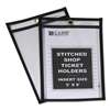 C-LINE PRODUCTS, INC Shop Ticket Holders, Stitched, Both Sides Clear, 25", 5 x 8, 25/BX