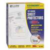 C-LINE PRODUCTS, INC Economy Weight Poly Sheet Protector, Reduced Glare, 2", 11 x 8 1/2, 200/BX