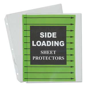 C-LINE PRODUCTS, INC Side Loading Polypropylene Sheet Protector, Clear, 2", 11 x 8 1/2, 50/BX