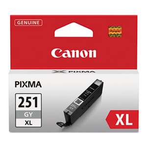 CANON USA, INC. 6452B001 (CLI-251XL) ChromaLife100+ High-Yield Ink, Gray