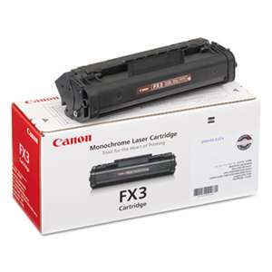 Canon FX3 FX3 (FX-3) Toner, 2700 Page-Yield, Black