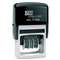 CONSOLIDATED STAMP Economy Dater, Self-Inking, Black