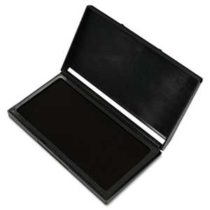 CONSOLIDATED STAMP Microgel Stamp Pad for 2000 PLUS, 2 3/4 x 4 1/4, Black