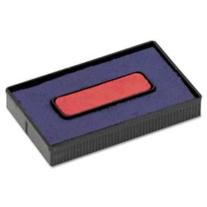 COSCO 061797 Felt Replacement Ink Pad for 2000PLUS Economy Message Dater, Red/Blue