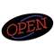 COSCO 098099 LED OPEN Sign, 10 1/2: x 20 1/8", Red & Blue Graphics
