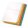 CARDINAL BRANDS INC. Poly Ring Binder Pockets, 11 x 8 1/2, Assorted Colors, 5/Pack