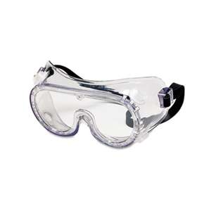 MCR SAFETY Chemical Safety Goggles, Clear Lens