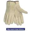 MCR SAFETY Economy Leather Driver Gloves, Medium, Beige, Pair