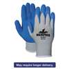 MCR SAFETY Memphis Flex Seamless Nylon Knit Gloves, Small, Blue/Gray, Dozen