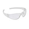 MCR SAFETY Checkmate Wraparound Safety Glasses, CLR Polycarb Frm, Uncoated CLR Lens, 12/Box