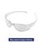 MCR SAFETY Checkmate Wraparound Safety Glasses, CLR Polycarbonate Frame, Coated Clear Lens