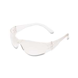 MCR SAFETY Checklite Scratch-Resistant Safety Glasses, Clear Lens