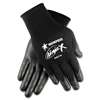 MCR SAFETY Ninja x Bi-Polymer Coated Gloves, Large, Black, Pair