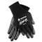 MCR SAFETY Ninja x Bi-Polymer Coated Gloves, X-Large, Black, Pair