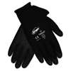 MCR SAFETY Ninja HPT PVC coated Nylon Gloves, Large, Black, Pair