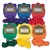 CHAMPION SPORT Water-Resistant Stopwatches, 1/100 Second, Assorted Colors, 6/Set