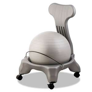 CHAMPION SPORT FitPro Ball Chair, 50 cm, PVC, Gray