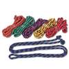 CHAMPION SPORT Braided Nylon Jump Ropes, 8ft, 6 Assorted-Color Jump Ropes/Set