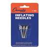 CHAMPION SPORT Nickel-Plated Inflating Needles for Electric Inflating Pump, 3/Pack