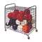 CHAMPION SPORT Lockable Ball Storage Cart, 24-Ball Capacity, 37w x 22d x 20h, Black