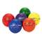 CHAMPION SPORT Dodge Ball Set, Rhino Skin, Assorted Colors, 6/Set