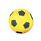 CHAMPION SPORT Coated Foam Sport Ball, For Soccer, Playground Size, Yellow