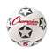 CHAMPION SPORT Rubber Sports Ball, For Soccer, No. 5, White/Black