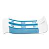 MMF INDUSTRIES Currency Straps, Blue, $100 in Dollar Bills, 1000 Bands/Pack
