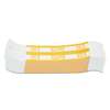 MMF INDUSTRIES Currency Straps, Yellow, $1,000 in $10 Bills, 1000 Bands/Pack