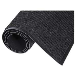 CROWN MATS & MATTING Needle Rib Wipe & Scrape Mat, Polypropylene, 36 x 60, Charcoal