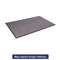 CROWN MATS & MATTING Cordless Stat-Zap Carpet Top Mat, Polypropylene, 36 x 60, Pewter