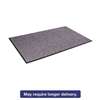 CROWN MATS & MATTING Cordless Stat-Zap Carpet Top Mat, Polypropylene, 36 x 60, Pewter