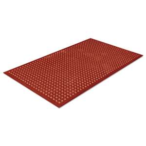 CROWN MATS & MATTING Safewalk-Light Heavy-Duty Anti-Fatigue Mat, Rubber, 36 x 60, Terra Cotta