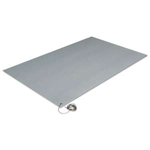 Crown ZC0310GY Antistatic Comfort-King Mat, Sponge, 36 x 120, Steel Gray