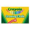 BINNEY & SMITH / CRAYOLA Colored Drawing Chalk, 12 Assorted Colors 12 Sticks/Set